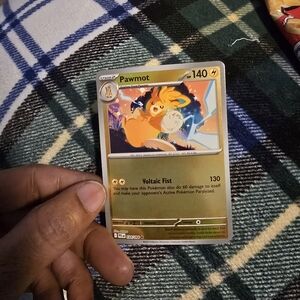 Pokemon Card - Pawmot with Gold and Orange Design